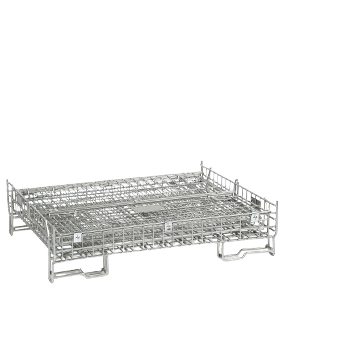 conteneur fil grillagé rackable au format palette 1200x1200