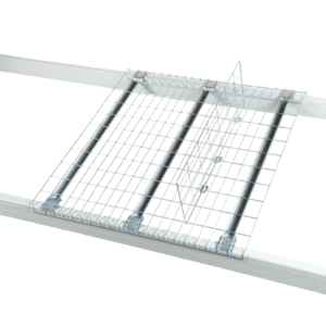 accessoire dédié aux planchers métalliques pour organiser et optimiser le stockage sur rack